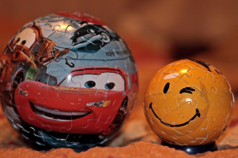puzzle cars in smile